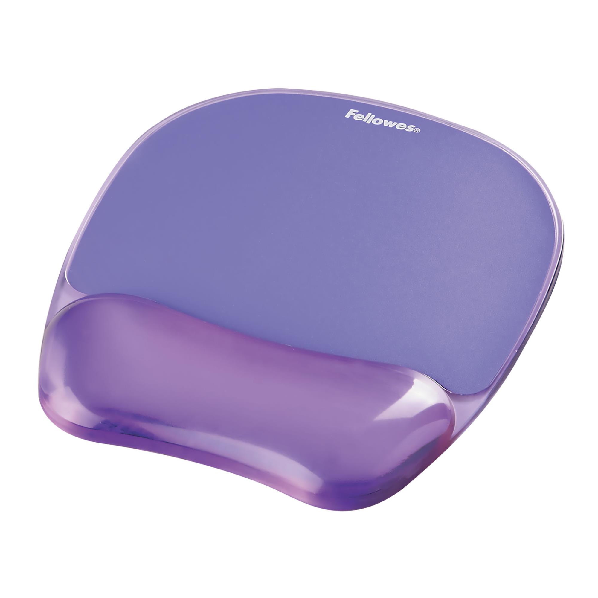 Fellowes CRYSTAL hiire ja randme alus geel lilla
