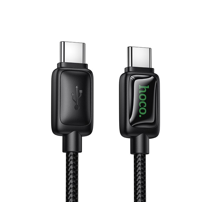 Kaabel koos LCD USB C to USB C Hoco 3A 60W 1,2 m U146 must