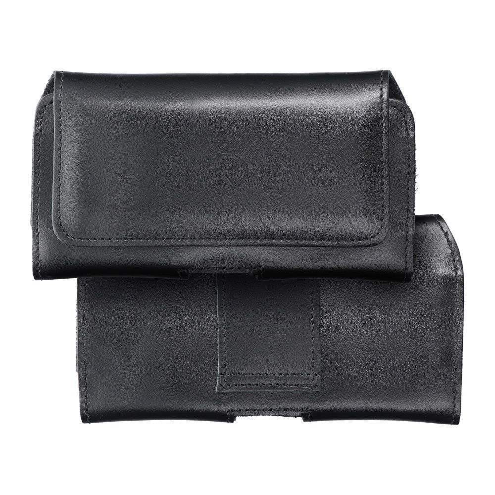 ROYAL universal horizontal leather belt holster size 3XL jaoks Umidigi Bison 2 Pro / GT2 Pro 5G / X10 Pro / 202 DOOGEE S98 / S96 Pro / S88 Pro / S58 Pro 6 / S40 Pro HAMMER Blade 5G / Iron 3 / Blade 3 CAT S53 must