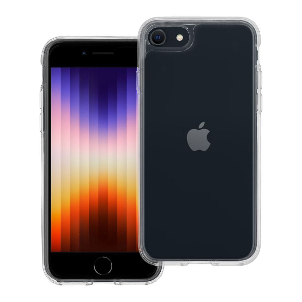 SUPER CLEAR HYBRID ümbris jaoks IPHONE 7 / 8 / SE 2020 / SE 2022 läbipaistev
