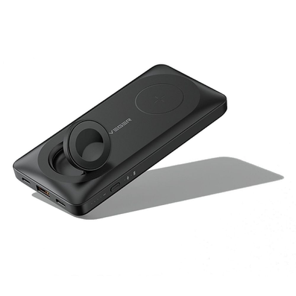 Powerbank compatible with Magsafe Veger MagMulti (W1156) PD QC3.0 3A 22,5W 10000 mAh with juhtmevaba charging must