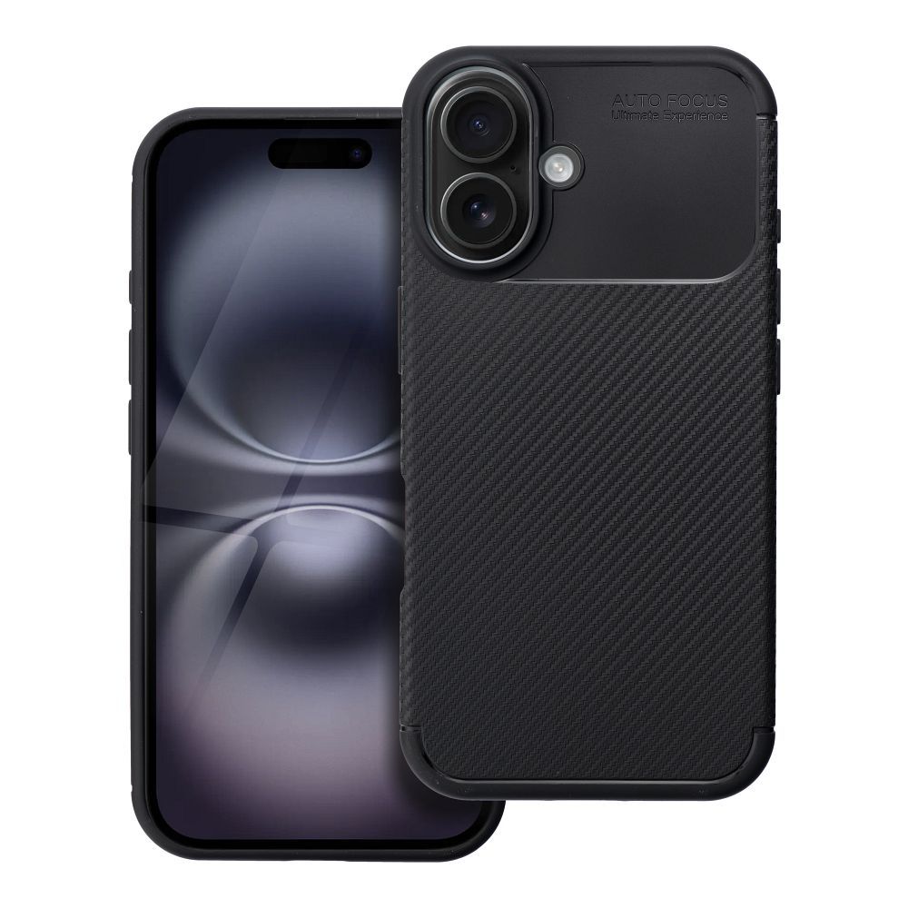 Ümbris jaoks iPhone 16 Carbon Premium must