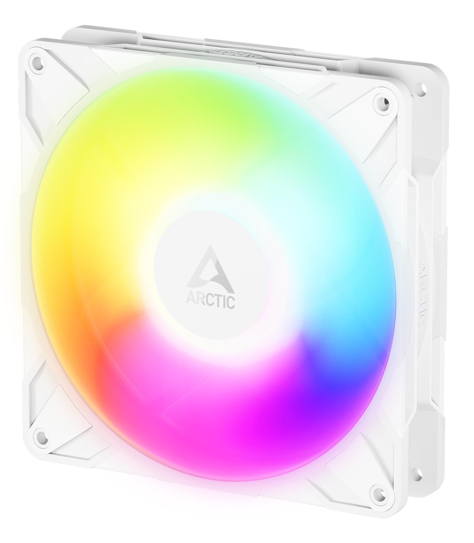 ARCTIC P14 PRO Reverse PWM PST A-RGB High-Performance Fan, 4-pin, 140mm (Valge)