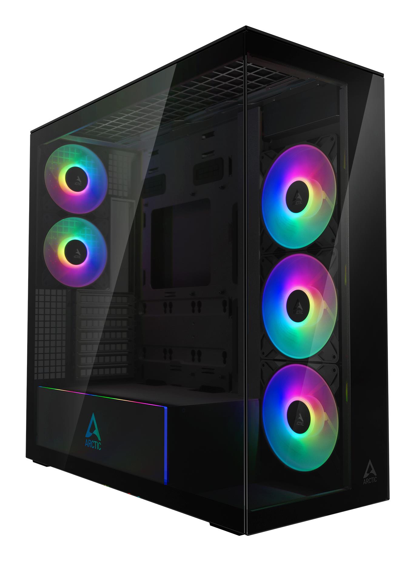 Arvutikorpus ARCTIC Xtender Mirror Black Must