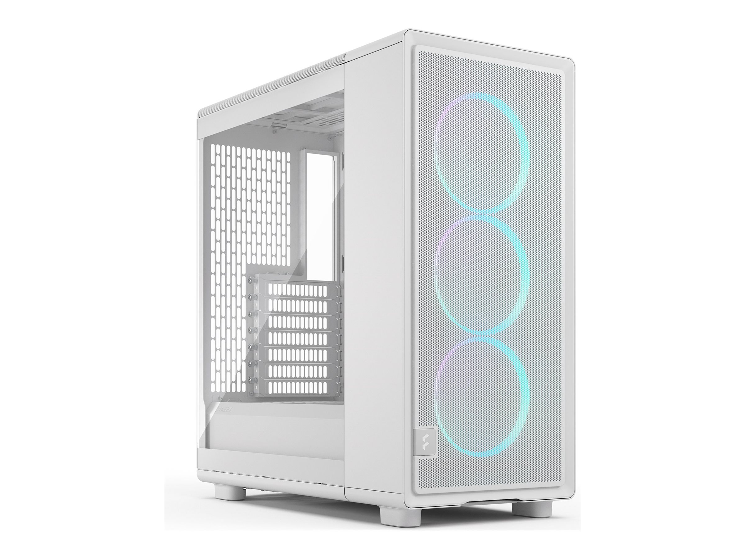 FRACTAL DESIGN Epoch белый TG RGB прозрачный корпус