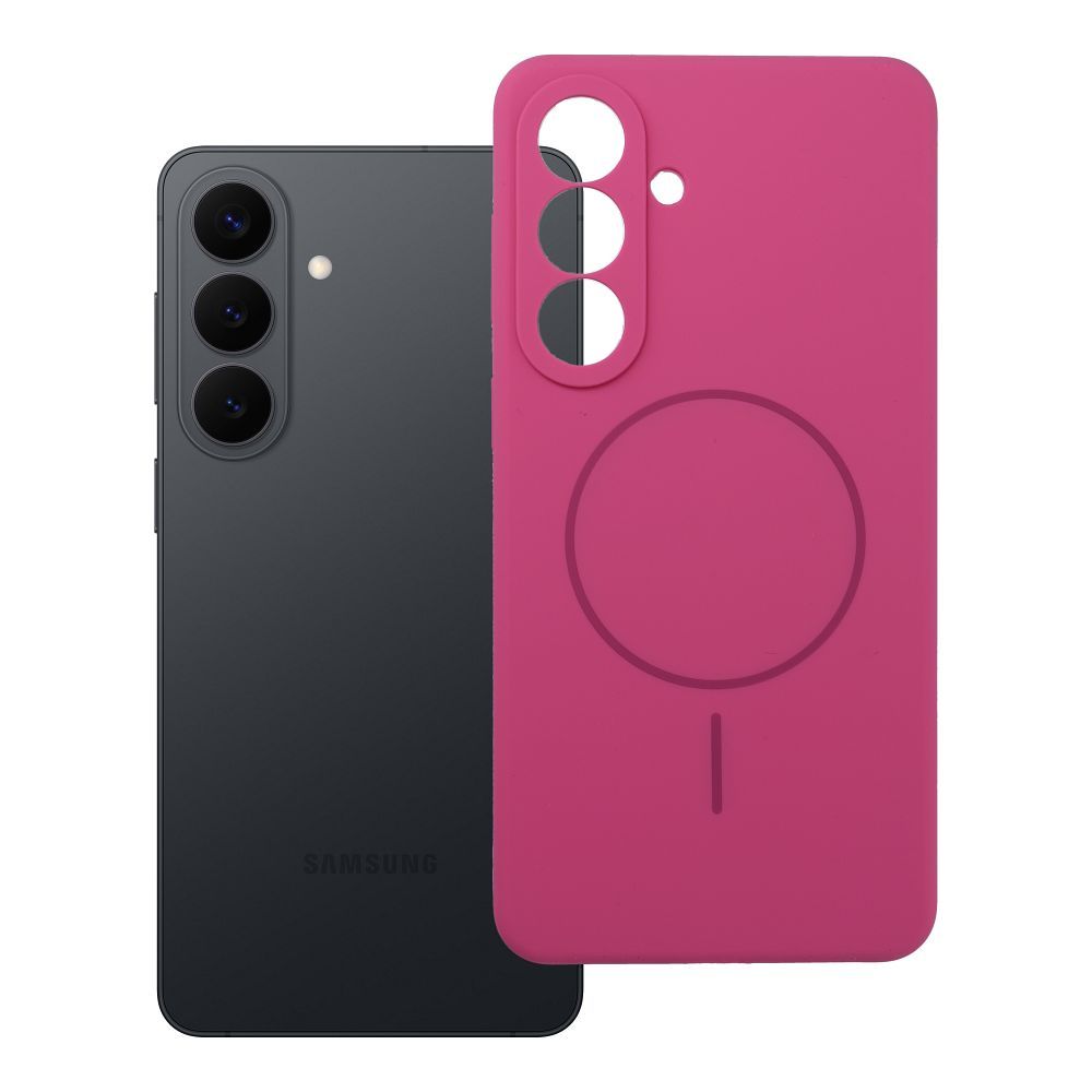 Ümbris SILICONE 2mm jaoks SAMSUNG S26 Plus compatible with MagSafe roosa