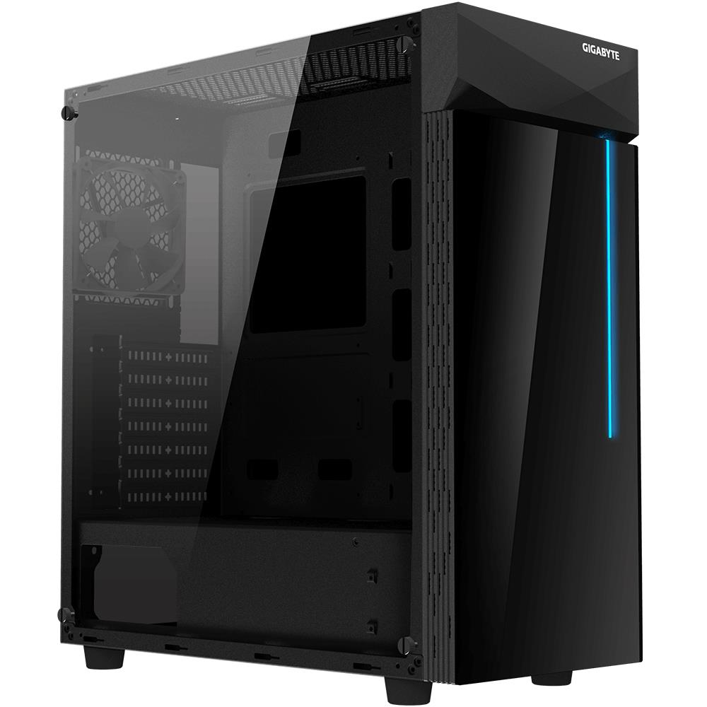 GIGABYTE C200 GLASS MidiTower Без блока питания ATX MicroATX MiniITX черный GB-C200G (корпус)