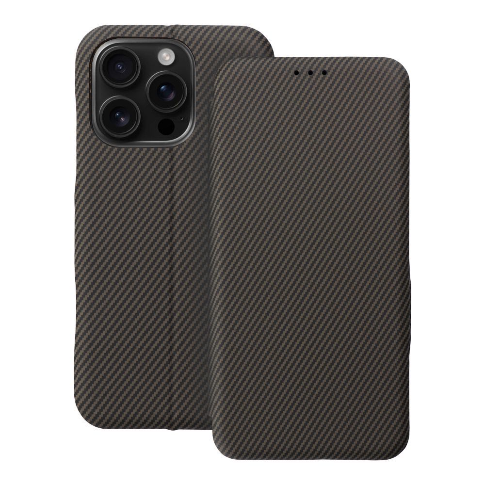 FOLIO Side Magnet Kaaned jaoks IPHONE 16 PRO brown