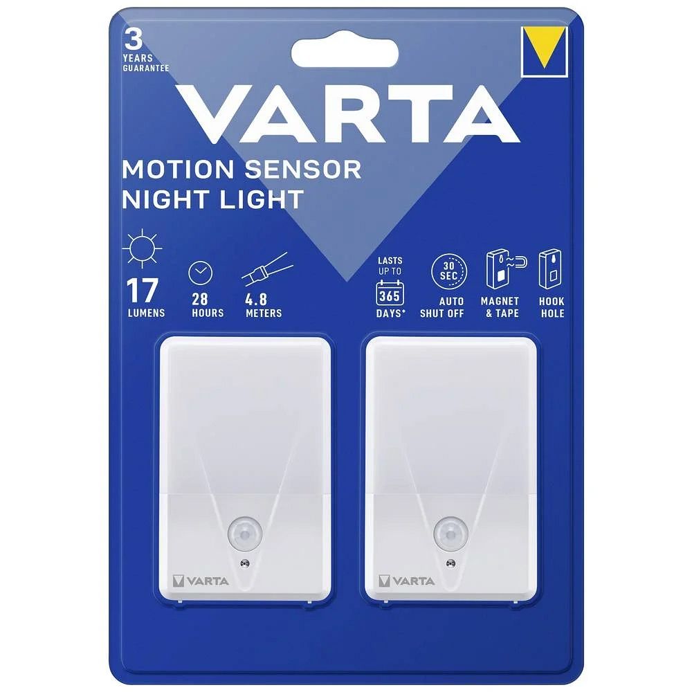 VARTA motion sensor night lamp 16624 2 pcs
