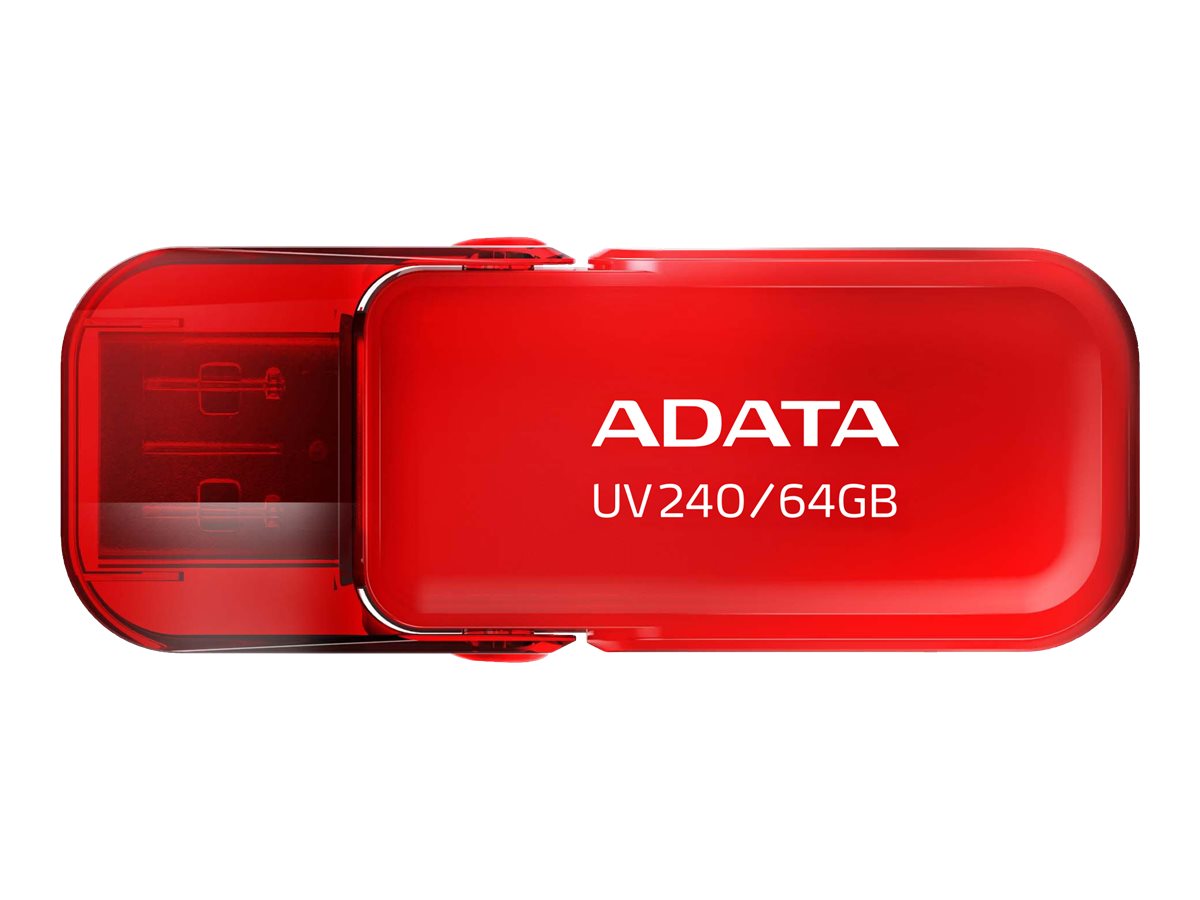 ADATA Flash Drive UV240 64GB USB 2.0 punane