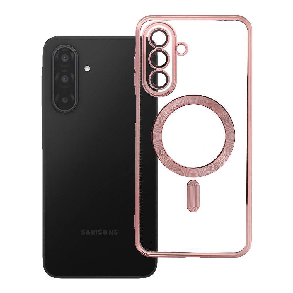 ELECTRO MAG COVER case compatible with MagSafe jaoks SAMSUNG A17 rose kuldne