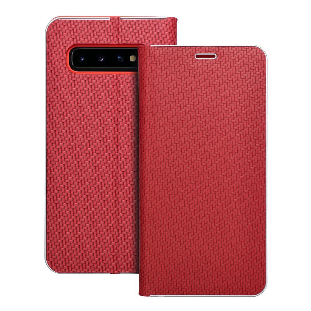 LUNA Book Carbon jaoks SAMSUNG S10 punane