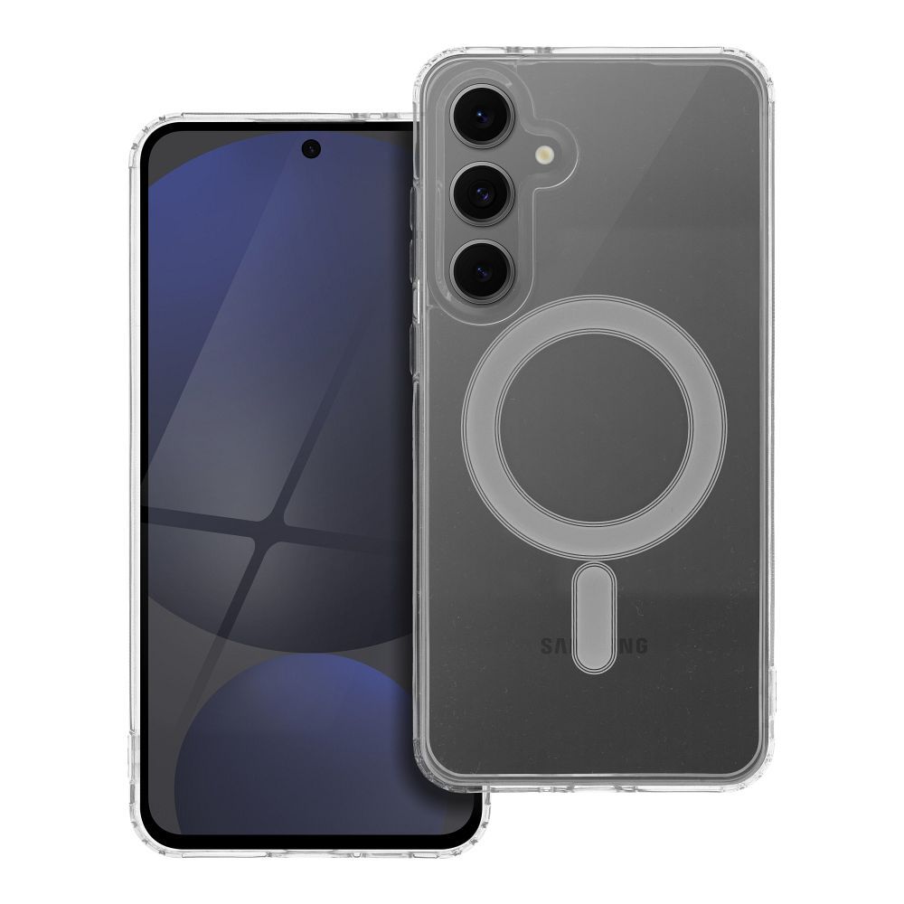 CLEAR MAG ÜMBRIS compatible with MagSafe jaoks SAMSUNG S24 FE läbipaistev