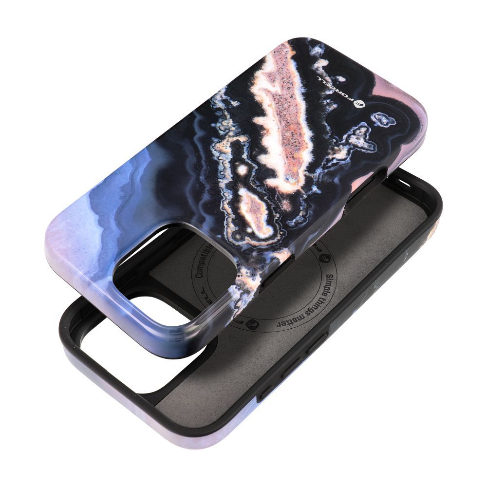 Ümbris jaoks iPhone 16 PRO MAX Forcell F-Protect Mirage compatible with Magsafe Military Drop-Test kuldne island