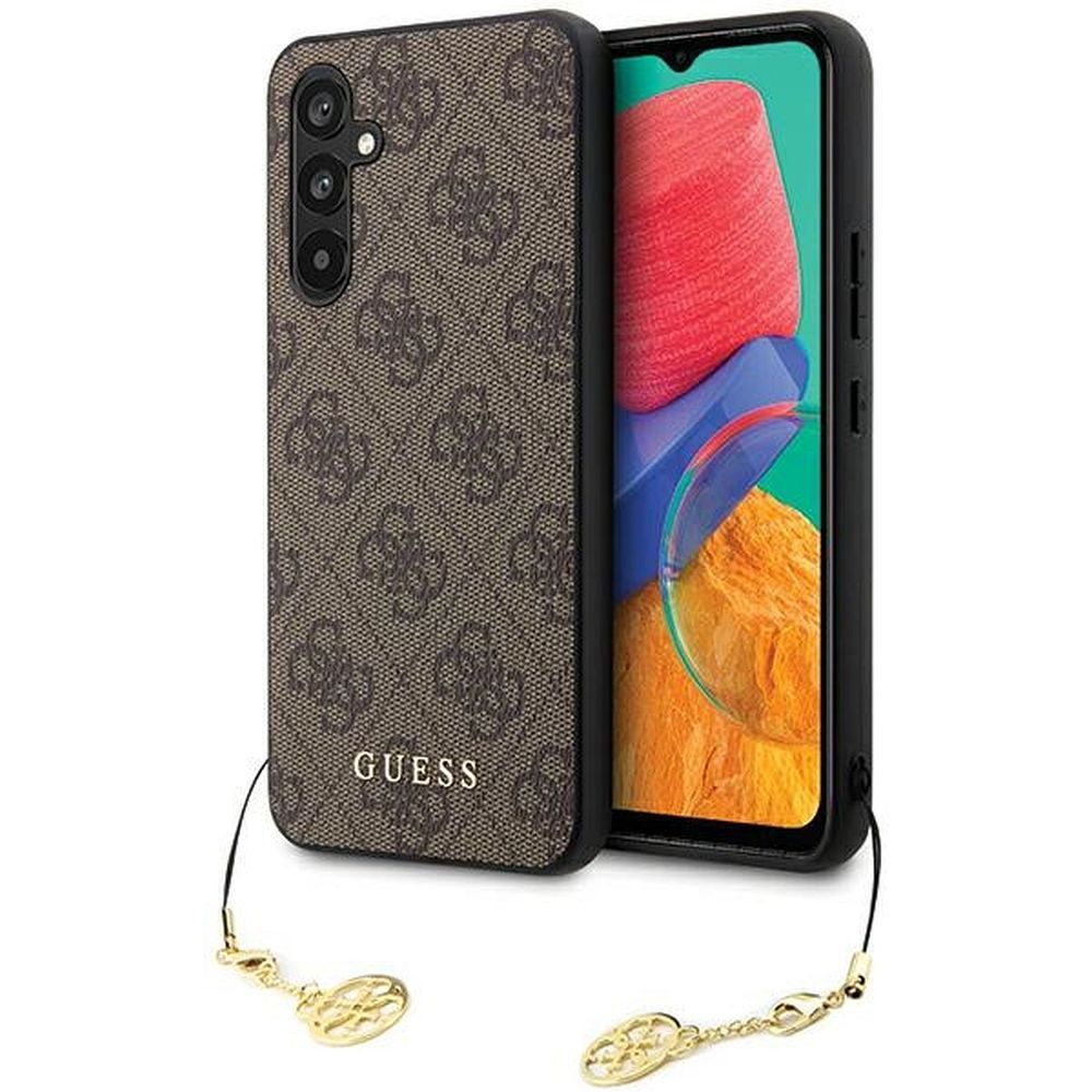 GUESS ümbris jaoks SAMSUNG S23 FE GUHCS23FEGF4GBR (4G Charm) brown
