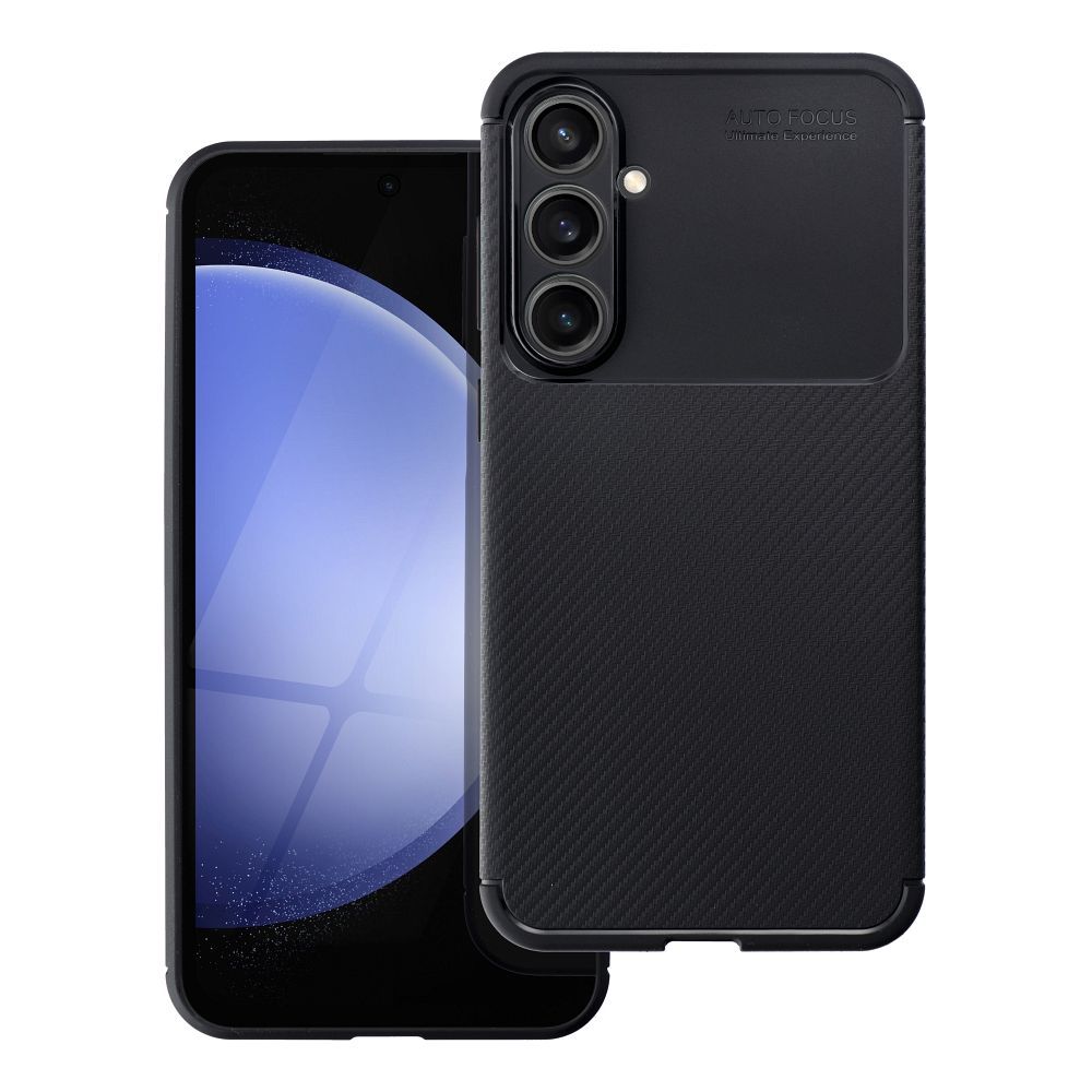 Ümbris jaoks Samsung S23 FE Carbon Premium must