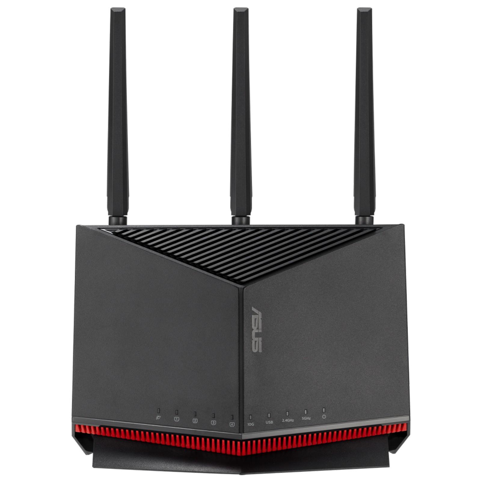 Беспроводной маршрутизатор ASUS RT-BE86U 6800 Мбит/с Mesh Wi-Fi 7, USB 2.0, 3x2.5GbE, 2 LAN/WAN, 4 антенны