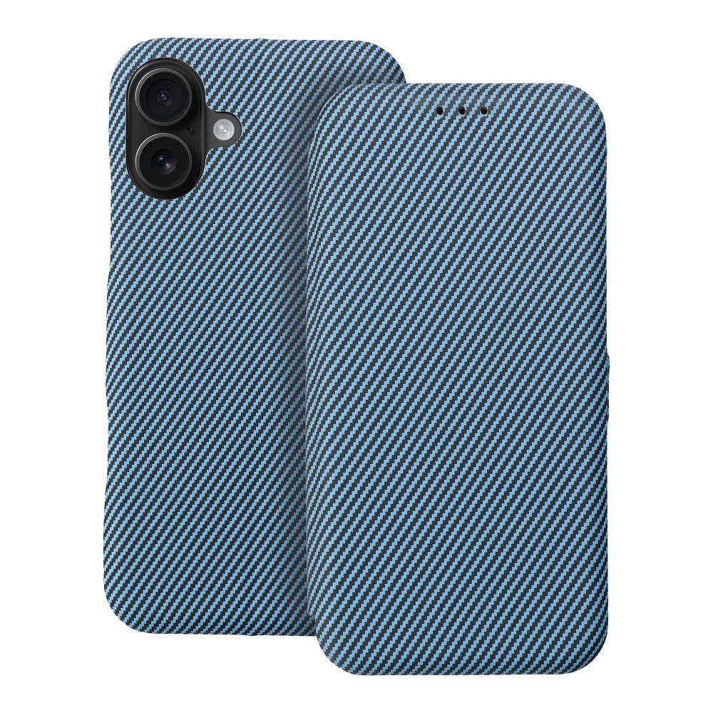 FOLIO Side Magnet Kaaned jaoks IPHONE 16 PLUS sinine