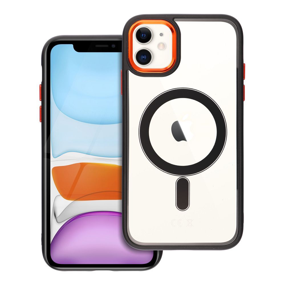 COLOR EDGE MAG COVER Ümbris compatible with MagSafe jaoks IPHONE 11 must kuldne