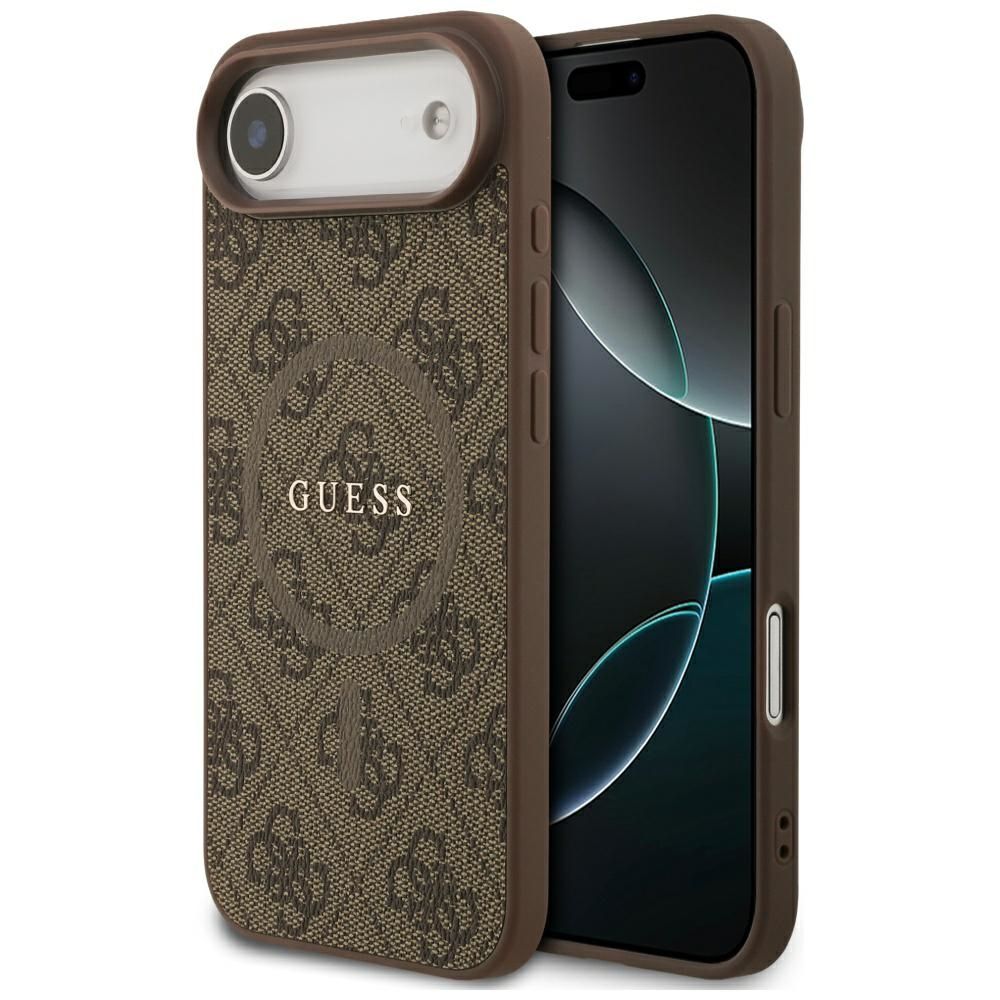 GUESS ümbris jaoks IPHONE 17 Air compatible with MagSafe GUHMP17MG4GFRW (PU 4G Ring Classic Logo) brown