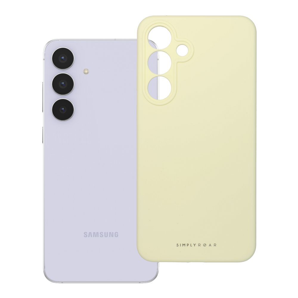 ROAR Ümbris CLOUD SKIN jaoks SAMSUNG S25 FE Light kollane