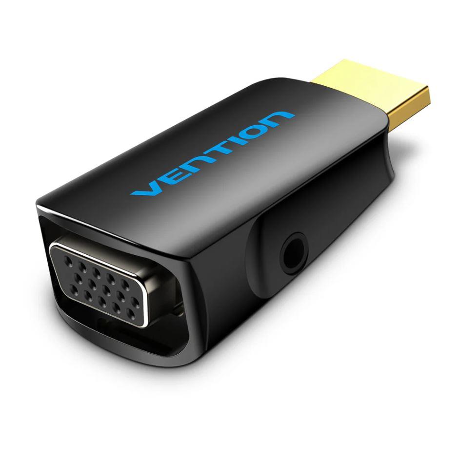 Adapter HDMI to VGA Vention AIDB0 koos 3.5mm Audio Port