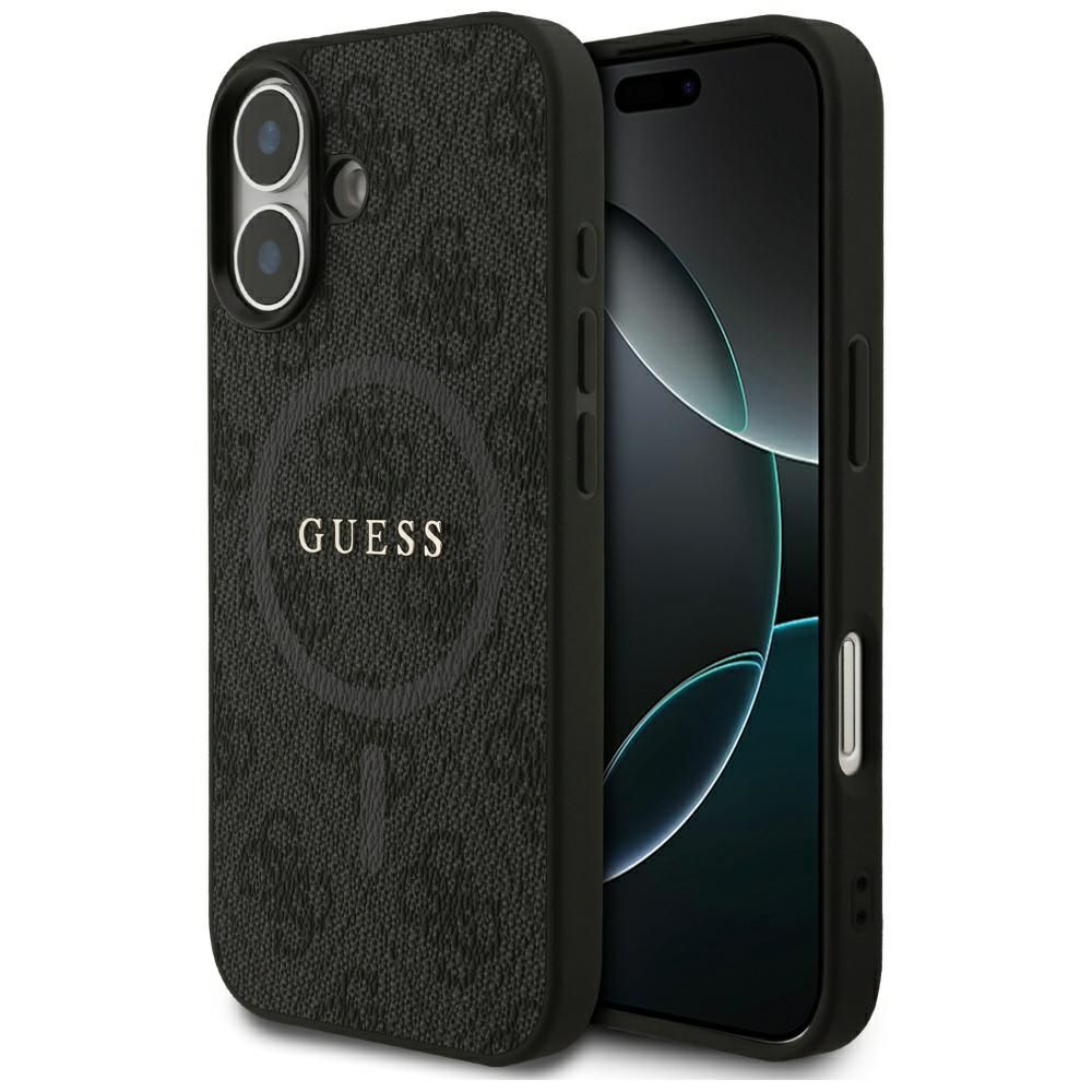 GUESS ümbris jaoks IPHONE 17 compatible with MagSafe GUHMP17SG4GFRK (PU 4G Ring Classic Logo) must