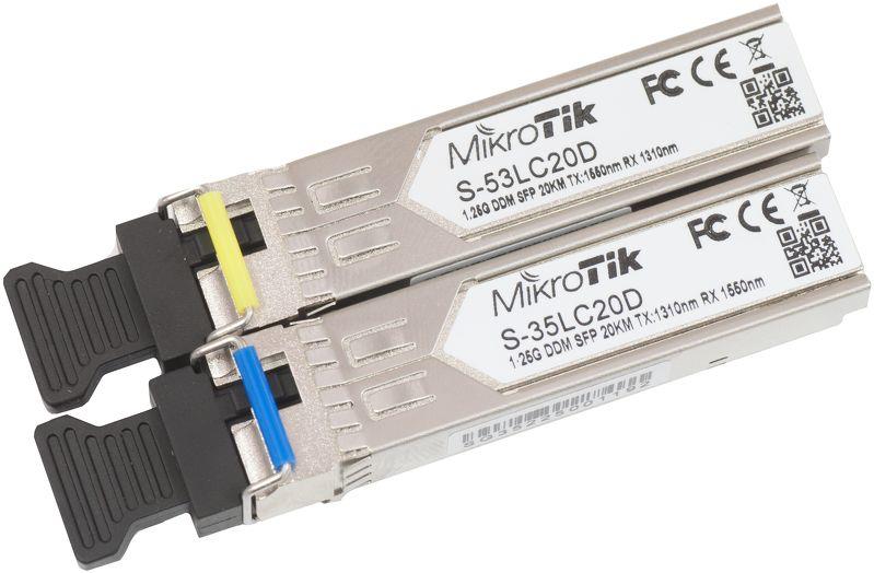 Võrgu saatja-vastuvõtja MIKROTIK SFP S-3553LC20D