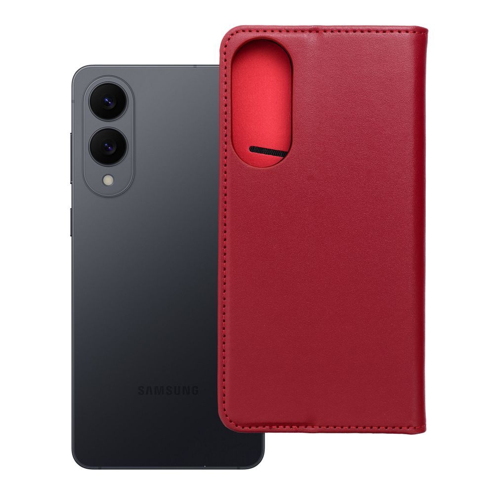 SMART PRO Book leather ümbris jaoks SAMSUNG S25 Edge claret