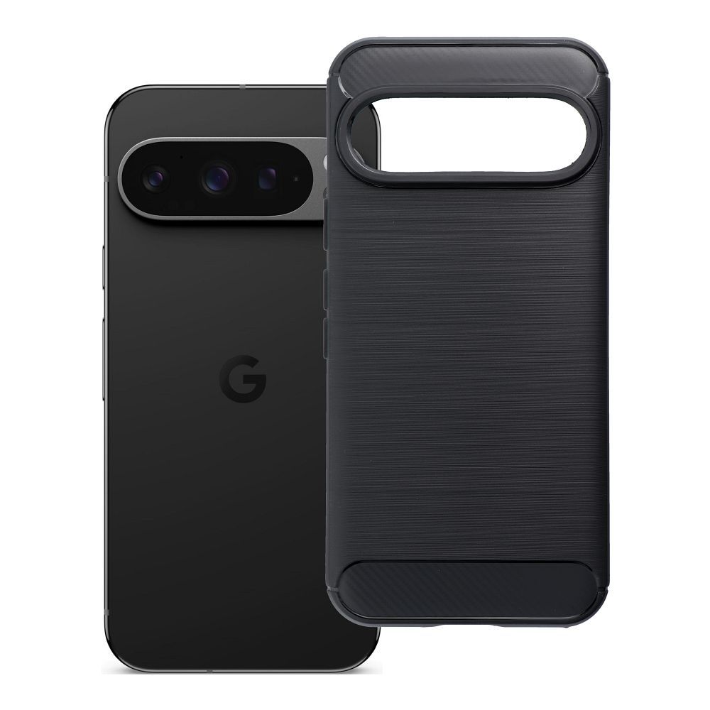 Ümbris jaoks Google Pixel 9 PRO Carbon must
