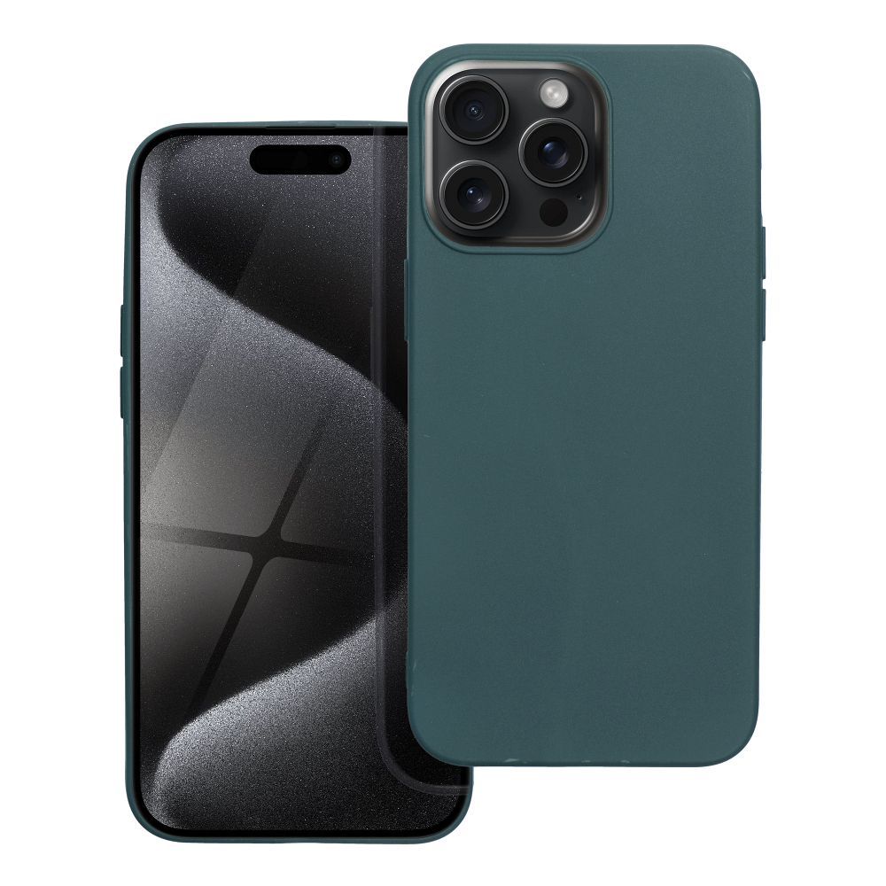 MATT ümbris jaoks IPHONE 15 Pro tumeroheline