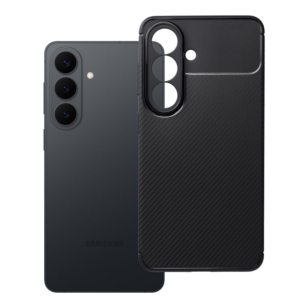 Ümbris CARBON PREMIUM jaoks SAMSUNG S26 must