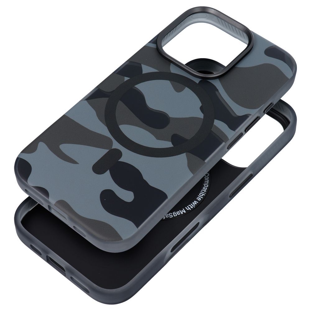 Ümbris jaoks iPhone 16 PLUS Forcell F-Protect Levels Dual Layer 4D technology compatible with Magsafe Military Drop-Test must camo