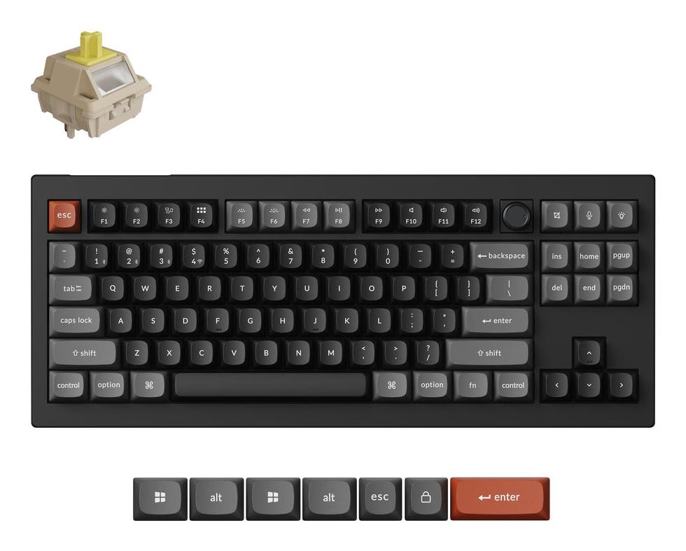 Juhtmevaba klaviatuur KEYCHRON V3 Ultra must
