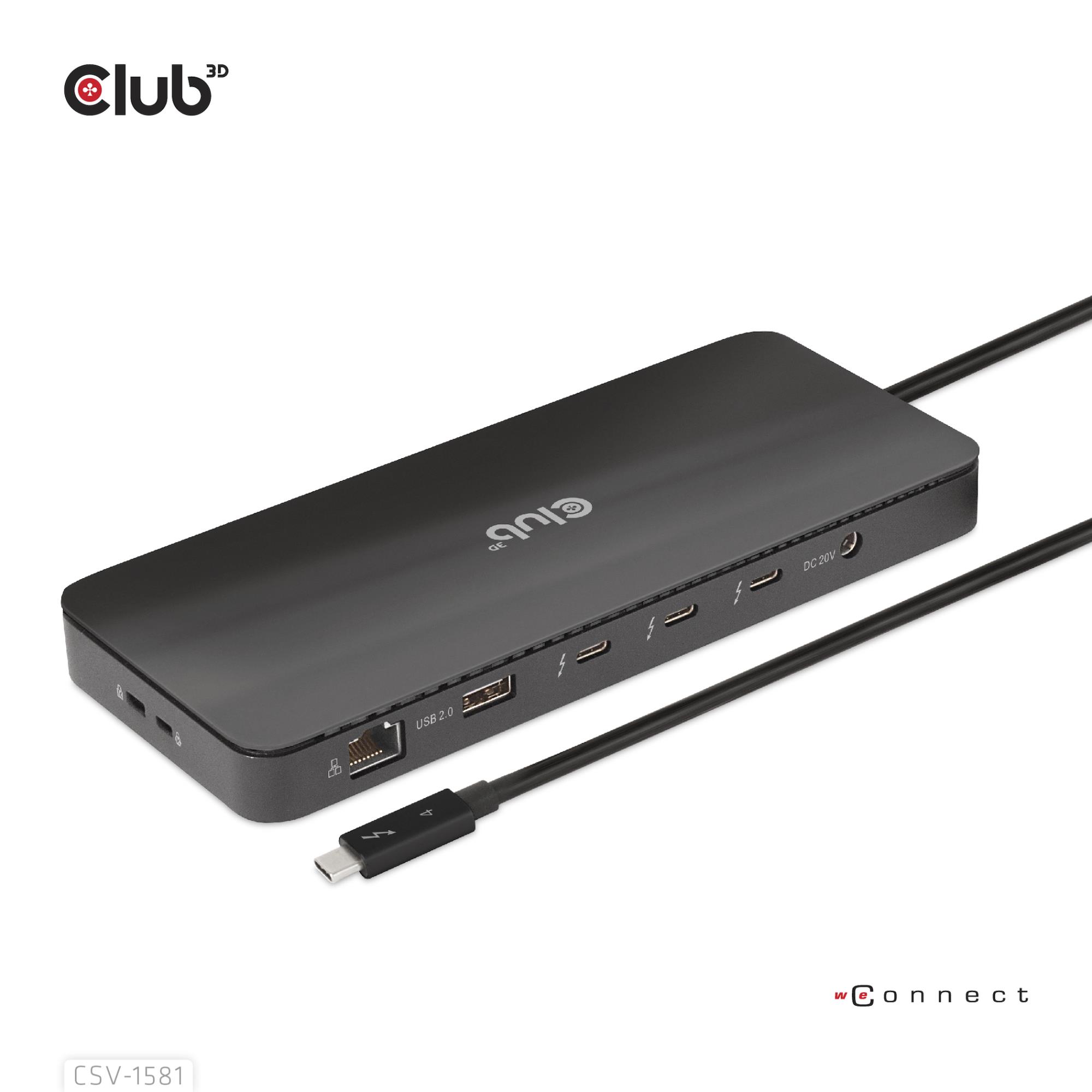Club3D CSV-1581 dokk Thunderbolt 11in1