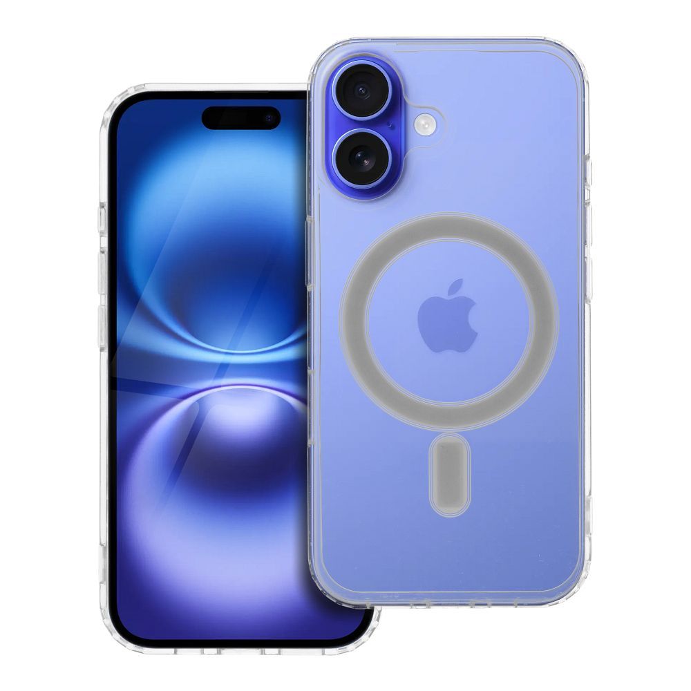 CLEAR MAG ÜMBRIS (MID) compatible with MagSafe jaoks IPHONE 16 läbipaistev