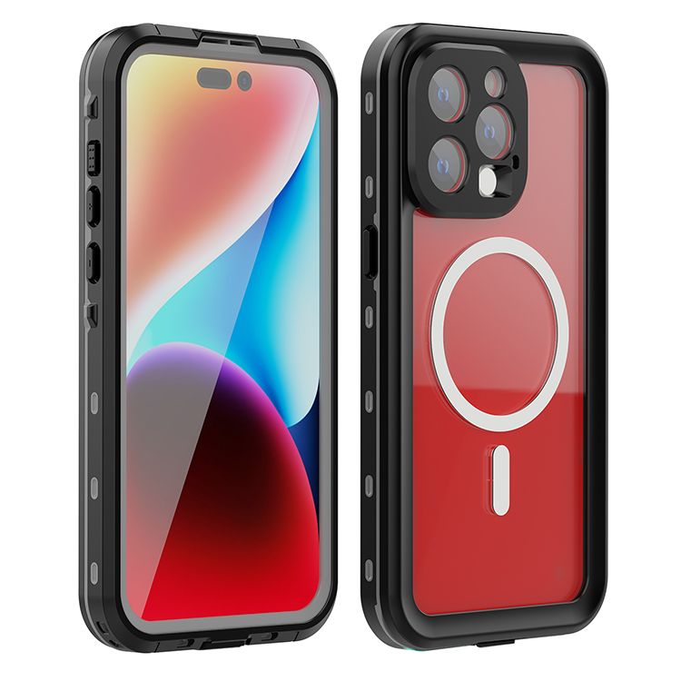 Waterproof case SHELLBOX DOT compatible koos MagSafe jaoks IPHONE 15 Pro Max must