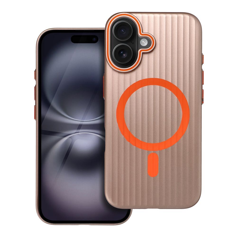 Ümbris SIMPLY compatible with MagSafe jaoks IPHONE 16 titanium desert