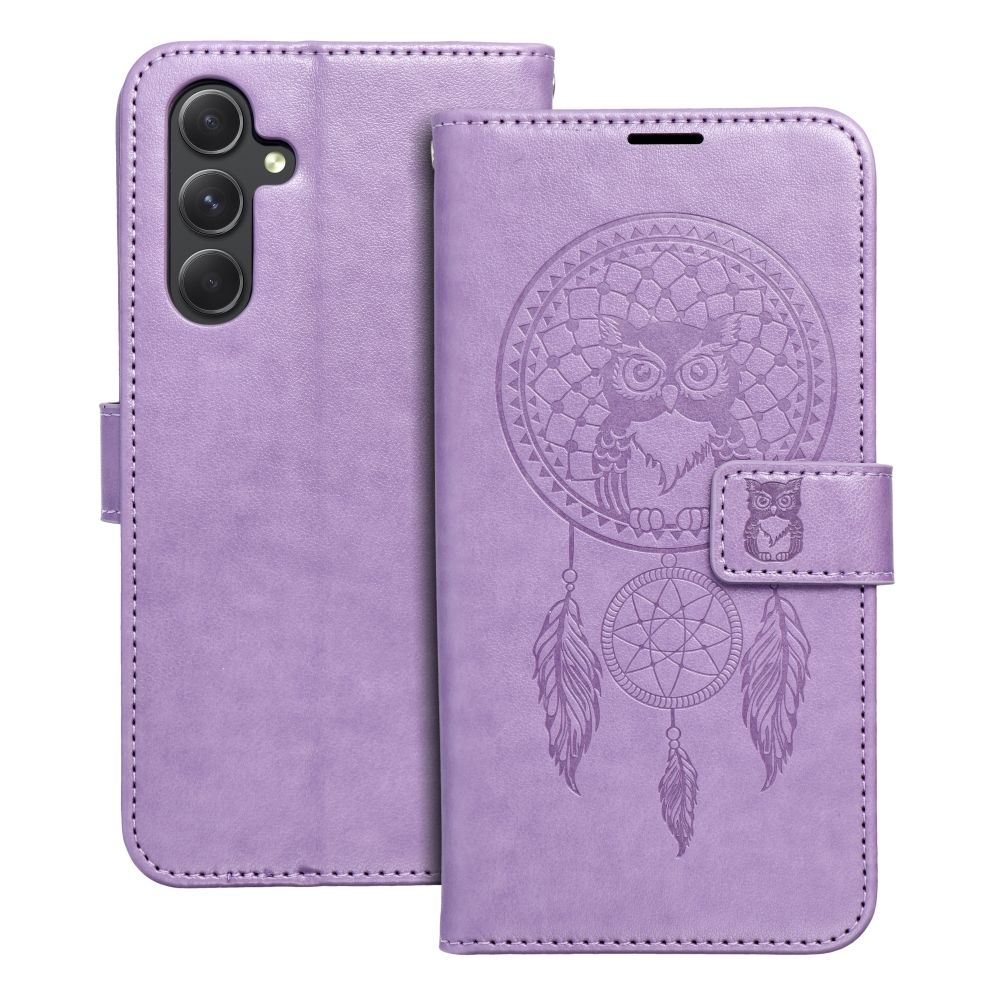 MEZZO Book ümbris jaoks SAMSUNG A54 5G dreamcatcher lilla