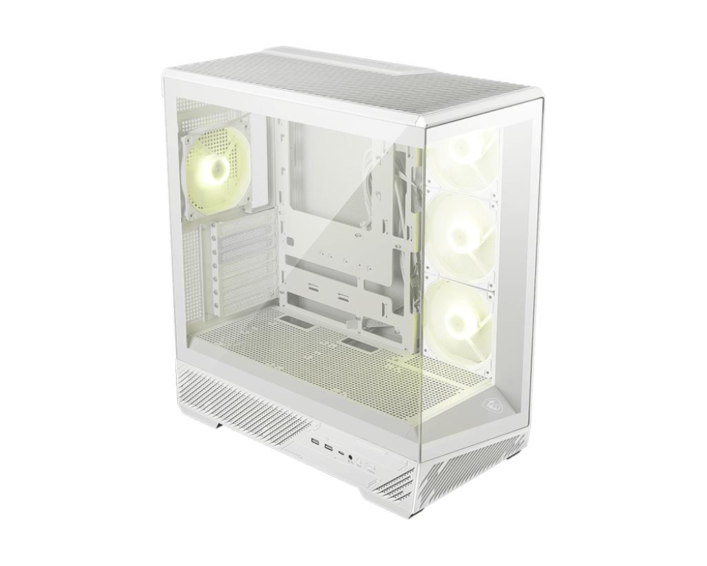 MSI MAG PANO 130R PZ WHITE Midi Tower arvutikorpus