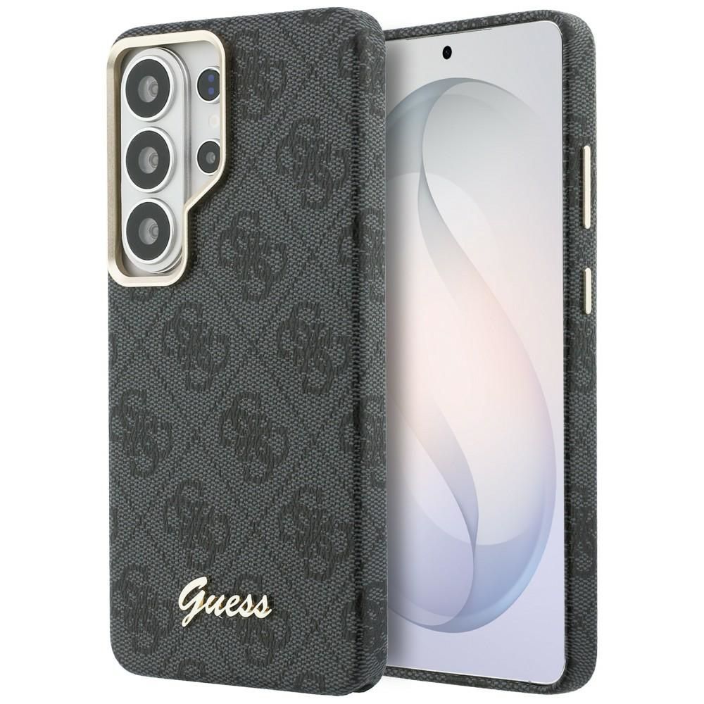 Guess чехол 4G Script MagSafe для Samsung Galaxy S26 Ultra чёрный