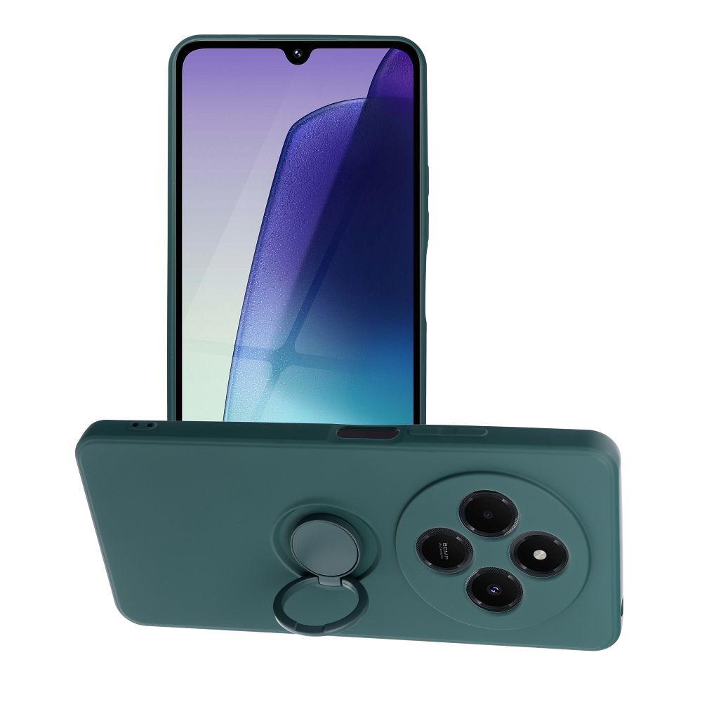 SILICONE RING ümbris jaoks XIAOMI Redmi 14C roheline