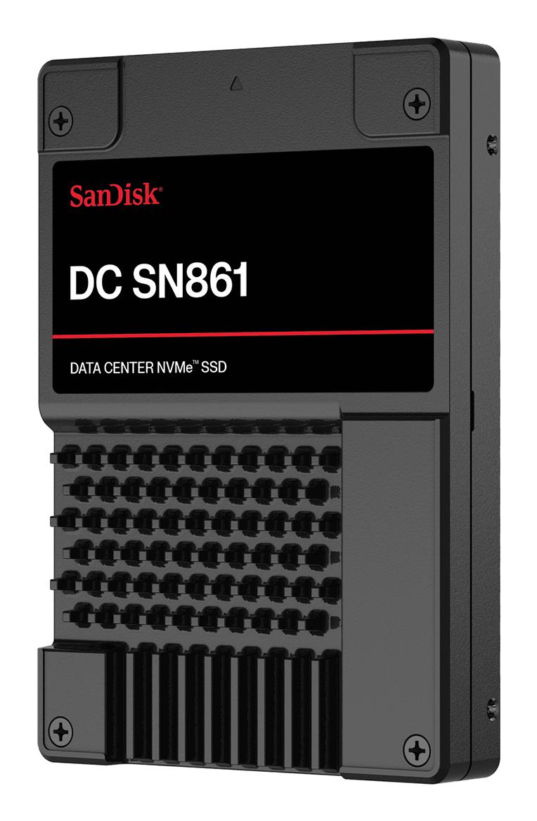 SSD-ketas SANDISK DC SN861 1920 GB PCI Express 5.0 NVMe kirjutamine 3600 MB/s lugemine 13700 MB/s U.2