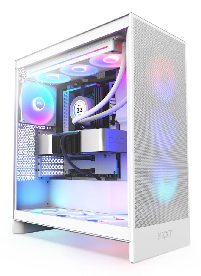 NZXT H7 Flow RGB Midi Tower valge