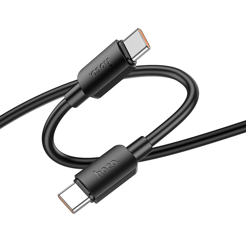 Кабель USB C - USB C Hoco PD 6A 100W 1 m X96 чёрный