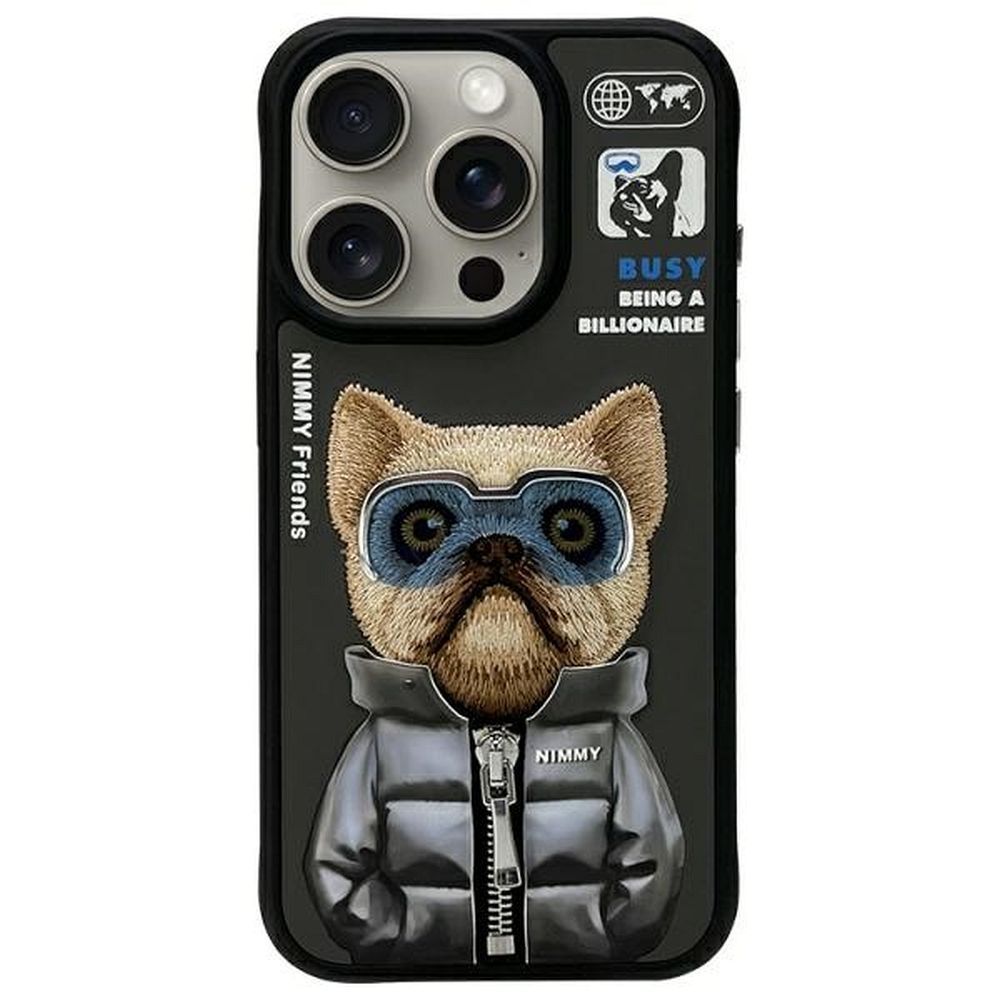 NIMMY ümbris COOL&CUTE 2.0 Dog jaoks IPHONE 15 Pro Max must