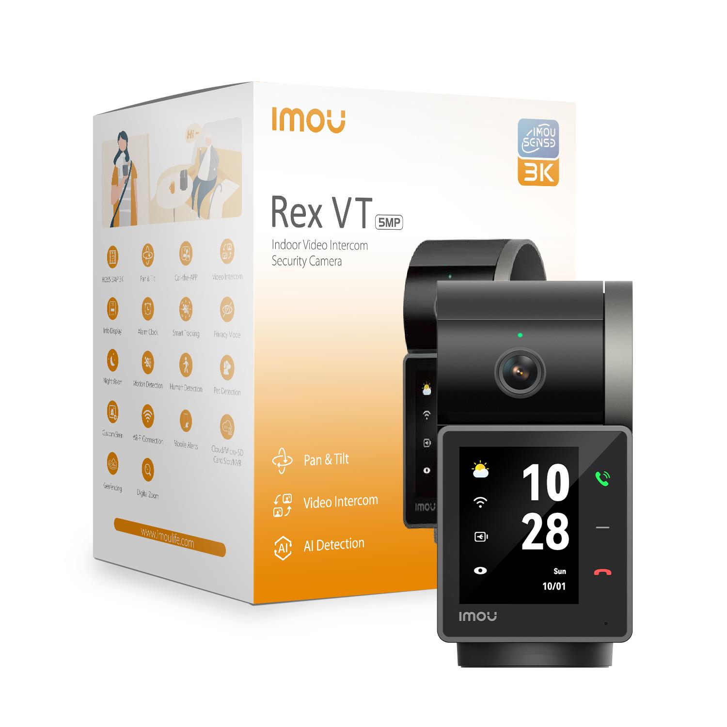 Imou juhtmevaba kaamera 5MP Rex VT IPC-S2VBP