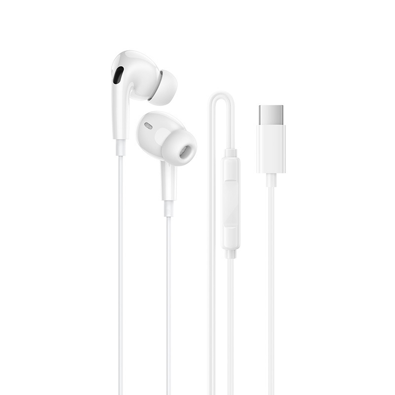 Borofone Kõrvaklapid BM100 Pro Fuente koos mikrofon Tüüp C (DAC) valge