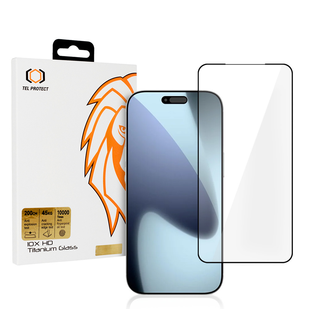 Tempered glass Tel Protect 10X HD Titanium jaoks Iphone 17 Pro Max