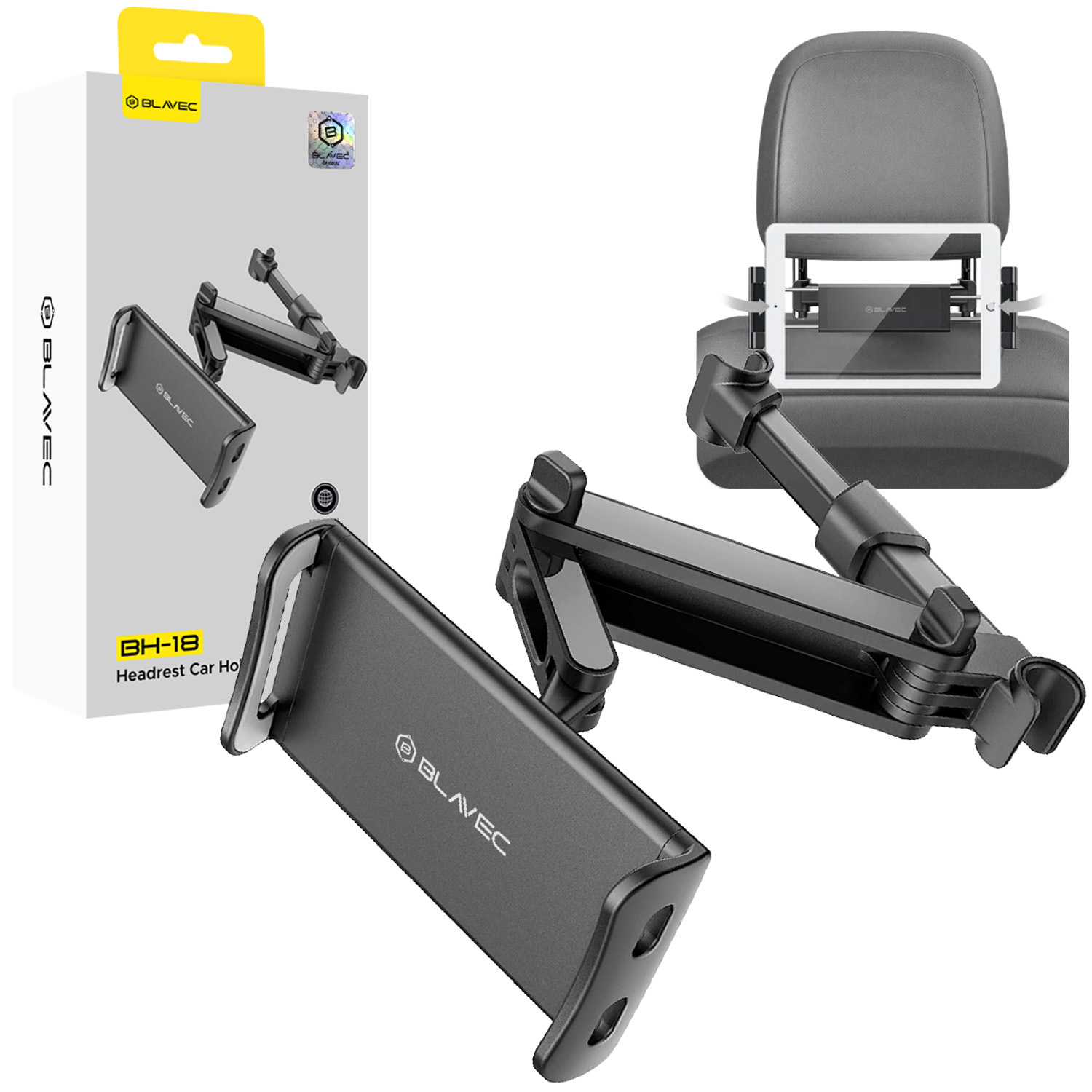 Blavec Car hoidja BH-18 to headrest (BH18-HRB) must